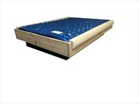 Strobel Organic 2-Piece JUMBO 4.5-in Front Padded Waterbed Rail Cap Microsuede Fabric, Chocolate