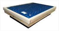 Strobel Organic 3-Piece JUMBO 4.5-in Front Padded Waterbed Rail Cap Microsuede Fabric, Chocolate, King