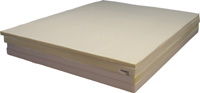 Mattress Kit with Cover 9.5": 4" Latex, 2.5" Me...