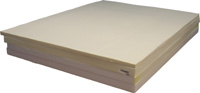 Mattress Kit with Cover 9.5": 4" Latex, 2.5" Medium, 3" Firm, Full