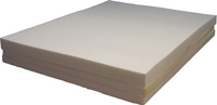Mattress Kit with Cover 10": 4.5" Memory Foam, 2.5" Medium, 3" Firm, King