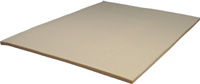 Upholstery Foam, Natural Latex, Full, 52.5x74x1