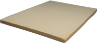 Upholstery Foam, Natural Latex, Queen, 59.5x79x3