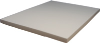 Upholstery Foam, Super Premium Memory Foam, Soy Based, Full, 52.5x74x3